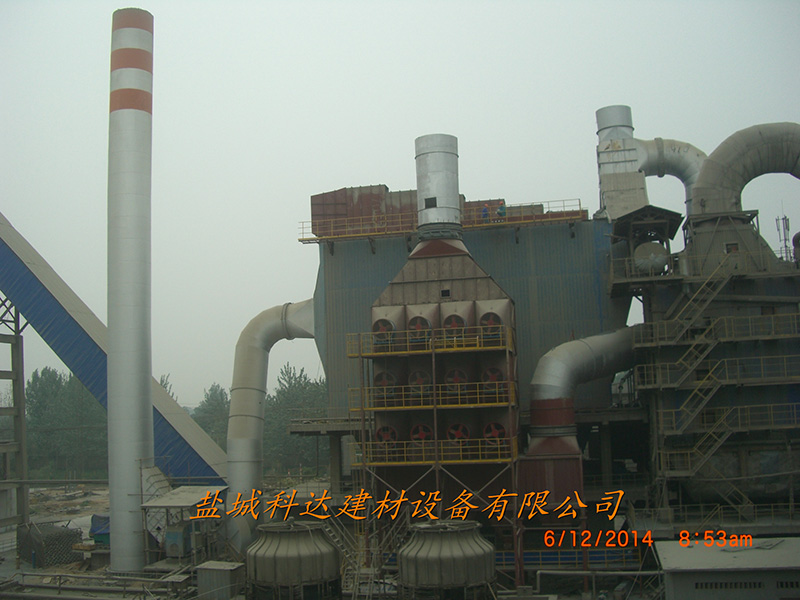 咸陽(yáng)聲威2500T水泥線窯頭電改袋